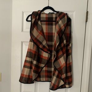 Plaid vest